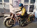 Antieke blikken motorfiets Tippco 59, Antiek en Kunst, Antiek | Speelgoed, Ophalen of Verzenden