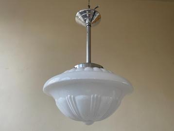 Lamp Hanglamp Plafondlamp Art Deco 1930 Frans beschikbaar voor biedingen
