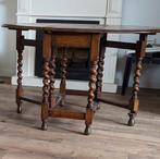 Gateleg, hangoor tafel., Ophalen