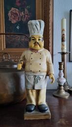 Keramiek beeld van een chef kok., Antiek en Kunst, Ophalen of Verzenden