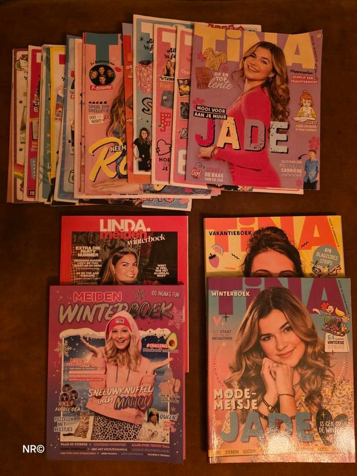 Tina tijdschriften + 4 vakantieboeken (onbeschreven), Boeken, Tijdschriften en Kranten, Zo goed als nieuw, Overige typen, Ophalen of Verzenden