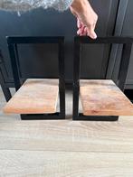 Mango Houten Wandplankjes Leen Bakker - Set van 2, Ophalen, Gebruikt