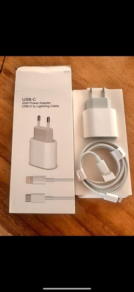 20W merkloze Snellader - Voor oa Iphone, Telecommunicatie, Mobiele telefoons | Telefoon-opladers, Nieuw, Apple iPhone, Ophalen of Verzenden