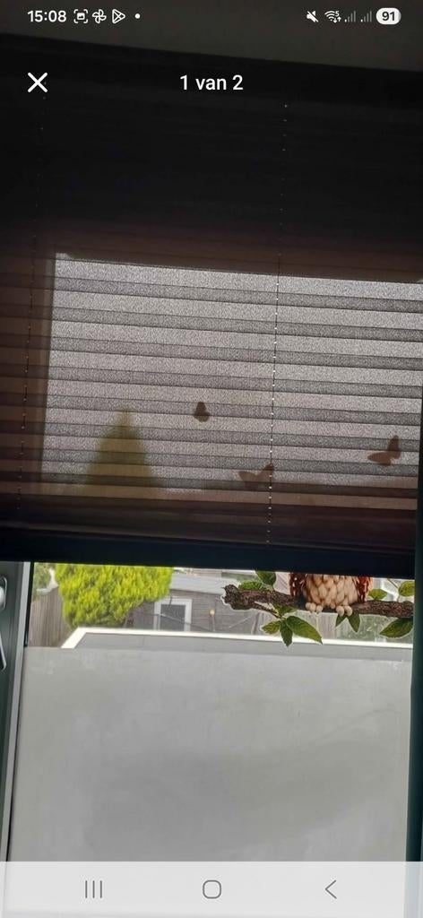 Luxaflex raamdecoratie - Bruin, Gebruikt, 100 tot 150 cm, Bruin, 100 tot 150 cm