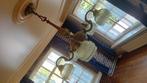 antieke koperen lamp, Antiek en Kunst, Ophalen of Verzenden