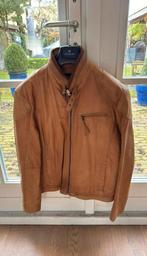 Cognac kleurige leren heren jack, Kleding | Heren, Ophalen of Verzenden, Zo goed als nieuw, Bruin
