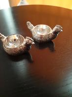 🐣Vintage: Paar Mayell verzilverde eierdopjes🏷️€18,-, Overige materialen, Gebruikt, Overige typen, Ophalen of Verzenden