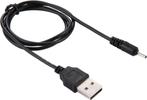 USB naar 2.0mm DC Oplaad Kabel Lengte: 65cm, Ophalen of Verzenden, Nieuw