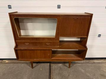 Vintage Deens highboard kast beschikbaar voor biedingen