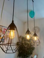 Eglo hanglamp Tarbes zwart 3x E27, Huis en Inrichting, Lampen | Hanglampen, Ophalen, 75 cm of meer