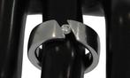 Diamant solitair unisex fraaie ring nieuwstaat edelstaal, Sieraden, Tassen en Uiterlijk, Ringen, Voordeelsieraden, IJzer of Staal