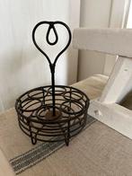 Oud eierrekje eiermand brocante rek mand frans, Antiek en Kunst, Ophalen of Verzenden
