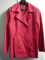 Trenchcoat rood zgan, Ophalen of Verzenden, Zo goed als nieuw, Maat 38/40 (M), Rood