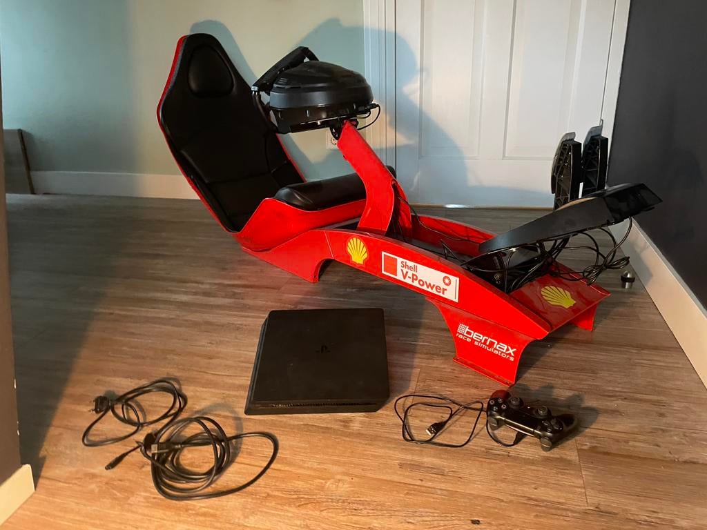 PlayStation 4 + racestoel, Ophalen, Gebruikt