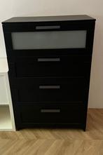 Lade kast met 4 lades, Huis en Inrichting, Kasten | Ladekasten, Ophalen, Glas, 100 tot 150 cm, 50 tot 100 cm