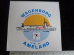 sticker wagenborg passagiersdiensten ameland ms sier oerd, Verzamelen, Verzenden, Zo goed als nieuw, Bedrijf of Vereniging