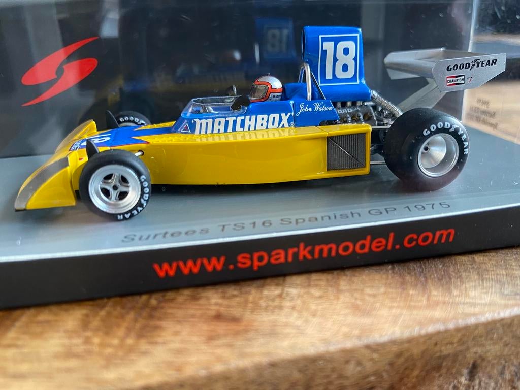 John Watson Surtees TS16 Spark 1/43 GP F1, Ophalen of Verzenden, Zo goed als nieuw, Auto, Overige merken