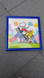 Woezel en Pip schilderij/diamand painting, Ophalen of Verzenden, Zo goed als nieuw, Wanddecoratie
