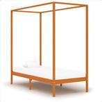 Nieuw Hemelbed - 90x200 Grenenhout, Ophalen, 90 cm, Eenpersoons, Bruin