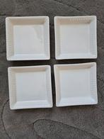 Set van 4 porceleinen bordjes, Ophalen of Verzenden, Gebruikt, Overige stijlen, Bord(en)