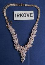 BLING BLING FRAAI COLLIER EN OORBELLEN * Met Kristallen, Overige materialen, Verzenden, Nieuw, Zilver