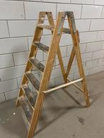 Schilders trap hout 6 treden, Ophalen of Verzenden, Gebruikt, Overige typen