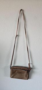 bruine leer tas van Burkely (28325), Verzenden, Bruin, Schoudertasje