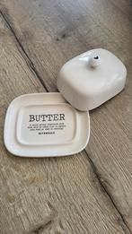 RIVERDALE botervlootje. Wit keramiek. Met mooie tekst. ZGAN!, Huis en Inrichting, Keramiek, Overige typen, Ophalen of Verzenden