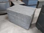 Vintage houten kist groot 100x70x70 cm Frans leger, Ophalen, Gebruikt, 50 tot 100 cm, 50 tot 75 cm