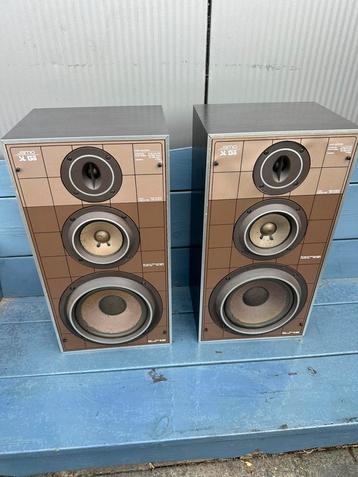 Vintage dikke  Jamo SL 135 3-weg  stereo luidsprekers 200w beschikbaar voor biedingen