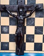 Corpus. Congo/Afrika. Ebony. Ca 1900. 30/42 cm, Ophalen, Zo goed als nieuw, Overige typen, Christendom | Katholiek