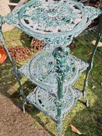Mooie sierlijke messing etagère/of plantentafel (brocante), Tuin en Terras, Ophalen of Verzenden, Gebruikt