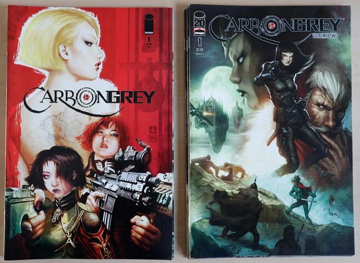 Comics: Carbon Grey volume 1 en 2 compleet - Image Comics, Boeken, Strips | Comics, Zo goed als nieuw, Complete serie of reeks
