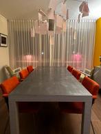 Arctica tafel met zinken tafelblad, Huis en Inrichting, Tafels | Eettafels, 200 cm of meer, 50 tot 100 cm, Overige materialen