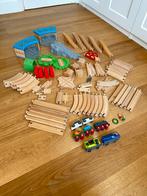 Houten Treinbaan Set (ikea, brio), Kinderen en Baby's, Speelgoed | Houten speelgoed, Ophalen of Verzenden, Gebruikt
