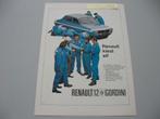REN 169 knipsel Renault 12 Gordini advertentie 1971, Ophalen of Verzenden, Zo goed als nieuw, Renault