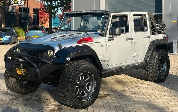 JEEP WRANGLER JK 3.8 SAHARA EXTREME HARD/SOFTTOP YOUNGTIMER, Auto's, Jeep, Bedrijf, Wrangler, 4x4, ABS, Achteruitrijcamera, Airbags