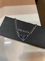 Prada ketting – stainless steel, Met hanger, Nieuw, Ophalen of Verzenden, Zilver