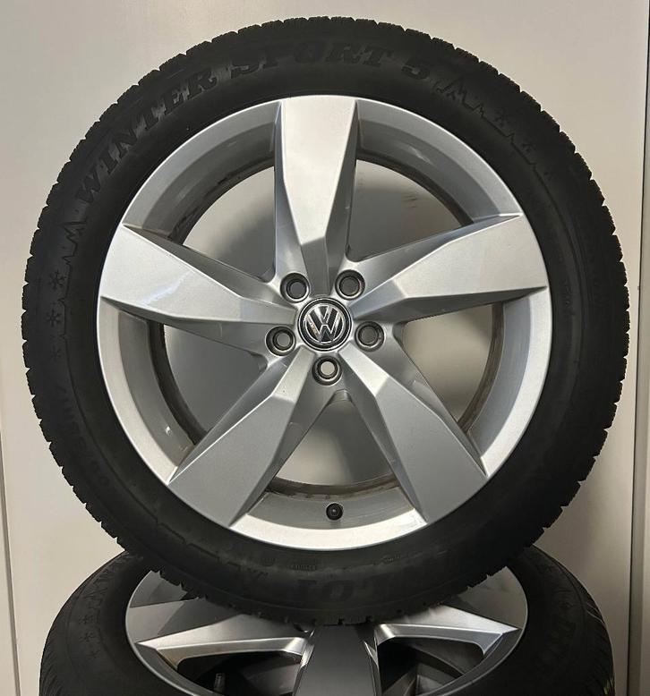 Winter! Volkswagen T-Cross "Chesterfield" Velgen + Banden, Auto-onderdelen, Banden en Velgen, Banden en Velgen, Winterbanden, 17 inch