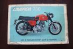 Laverda 750 uso e manutenzione parti di ricambio handleiding, Motoren, Overige merken