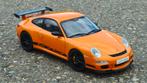 Autoart 1/18 Porsche 911 GT3 RS oranje, Hobby en Vrije tijd, Modelauto's | 1:18, Ophalen of Verzenden, Zo goed als nieuw, Auto
