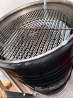 Olievat bbq nieuw, Tuin en Terras, Houtskoolbarbecues, Ophalen, Zo goed als nieuw