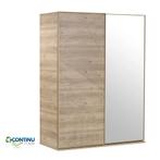 Schuifdeurkast Origami 160x69x212 cm - SHOWMODEL, Huis en Inrichting, Kasten | Kledingkasten, Ophalen, 150 tot 200 cm, Nieuw, Met hangruimte