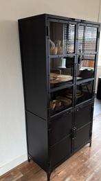 Zwarte industriële buffetkast - Cavetown, Ophalen, 50 tot 100 cm, Zo goed als nieuw, Metaal