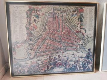 Historische kaart Rotterdamse Stadsdriehoek beschikbaar voor biedingen