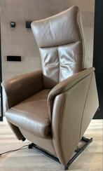 Prominent Sta Op stoel leer, Huis en Inrichting, Fauteuils, Ophalen, Zo goed als nieuw, Leer, 50 tot 75 cm