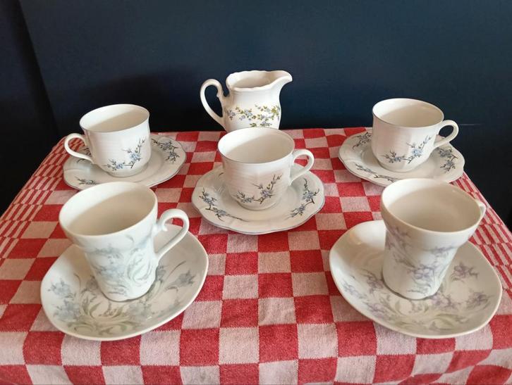 Bavaria Kop en Schotel Set + Melkkan, Huis en Inrichting, Keuken | Servies, Zo goed als nieuw, Kop(pen) en/of Schotel(s), Overige stijlen