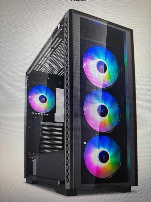 DEEPCOOL MATREXX 50 RGB TEMPERED GLASS E-ATX BLACK., Computers en Software, Computerbehuizingen, Zo goed als nieuw, Ophalen of Verzenden
