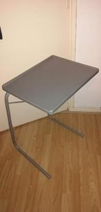 Laptop/bijzet tafeltje in hoogte verstelbaar en inklapbaar, Gebruikt, Ophalen of Verzenden, 60 cm of meer, Rechthoekig