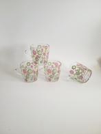 Izgs super mooie glazen met bloemen van Ikea set van 4, Huis en Inrichting, Keuken | Servies, Glas of Glazen, Ophalen of Verzenden